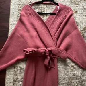 Petal & Pup Bambina Sweater Dress in Rose